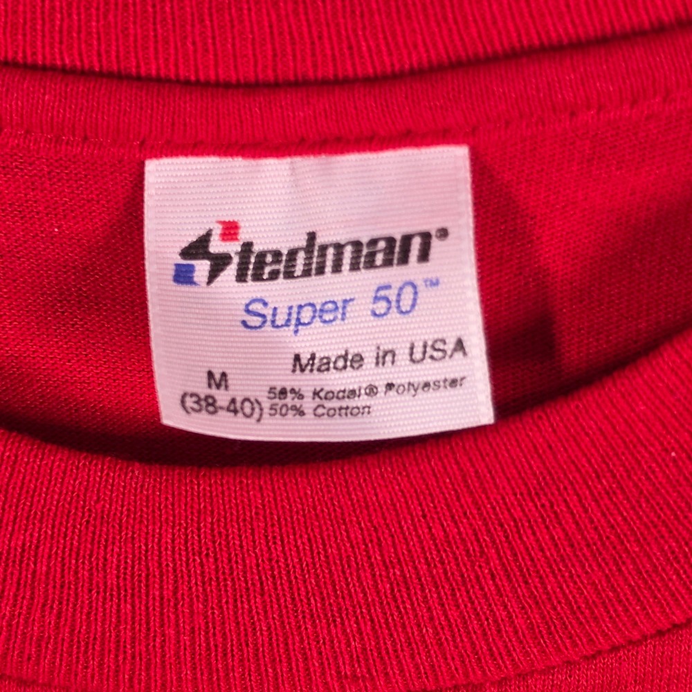 VTG 90s Texas T Shirt Medium Midland Odessa Cactus Flower Single Stitch Stedman - Picture 3 of 7